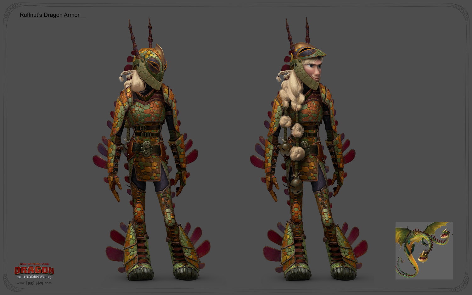 How to Train Your Dragon: The Hidden World — Ruffnut dragon armor